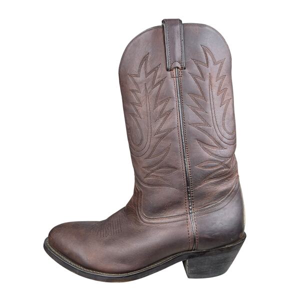 Durango Men’s Brown Leather Western Cowboy Boots Size US 11 EE - Picture 3 of 10